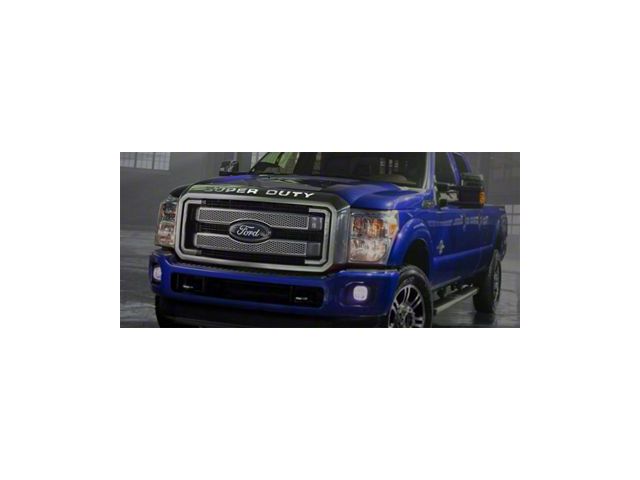 SUPER DUTY Grille Letters; Polished (11-16 F-350 Super Duty)