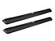 Sure-Grip Running Boards; Black Aluminum (17-24 F-350 Super Duty Regular Cab)