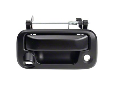 Tailgate Handle with Keyhole and Backup Camera Opening; Paint to Match Black (11-16 F-350 Super Duty)