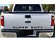 Tailgate Insert Letters; Matte Black (11-16 F-350 Super Duty)