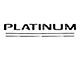 Tailgate Insert Letters; Reflective Black Shadow (17-19 F-350 Super Duty Platinum)