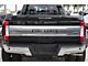 Tailgate Insert Letters; Reflective Black Topo with Red Outline (17-19 F-350 Super Duty King Ranch)