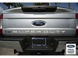 Tailgate Insert Letters; White (17-19 F-350 Super Duty)