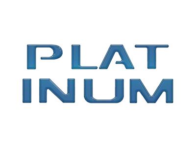Tailgate Letter Inserts; Atlas Blue (23-24 F-350 Super Duty Platinum)