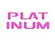 Tailgate Letter Inserts; Hot Pink (23-24 F-350 Super Duty Platinum)