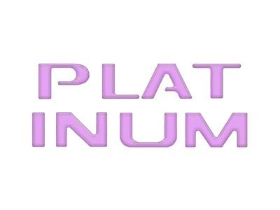 Tailgate Letter Inserts; Lavender Purple (23-24 F-350 Super Duty Platinum)