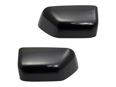 Towing Mirror Caps; Paint to Match Black (17-22 F-350 Super Duty)