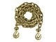 Transport Binder Safety Chain with Two Clevis Hooks; 16-Foot; 18,800 lb.