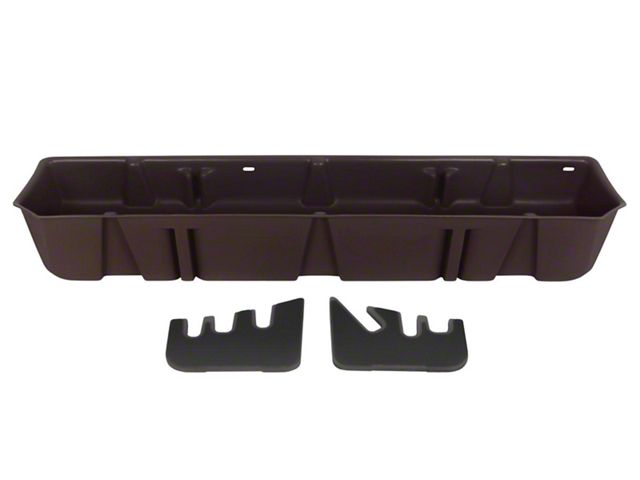 Underseat Storage; Brown (17-24 F-350 Super Duty SuperCrew)