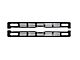 Upper Grille Overlay; Gloss Black (23-24 F-350 Super Duty XL, XLT)