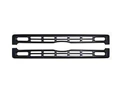 Upper Grille Overlay; Matte Black (23-24 F-350 Super Duty XL, XLT)