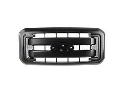 Upper Replacement Grille; Textured Black (11-16 F-350 Super Duty)