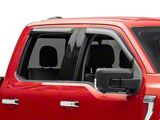 Ventvisor Window Deflectors; Front and Rear; Dark Smoke (17-22 F-350 Super Duty SuperCrew)