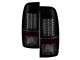 Version 2 LED Tail Lights; Black Housing; Smoked Lens (11-16 F-350 Super Duty)