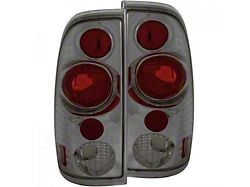 Version 2 Tail Lights; Chrome Housing; Smoked Lens (99-07 F-350 Super Duty)