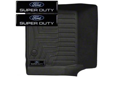 WeatherTech Floor Liner Emblem Insert; Super Duty Logo (11-16 F-350 Super Duty)