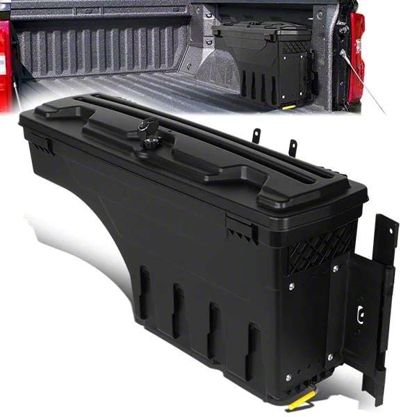 F-350 Super Duty Wheel Well Storage Box; Passenger Side (17-22 F-350 ...