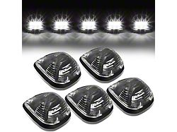 White LED Cab Lights; Black (11-16 F-350 Super Duty)