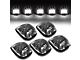 White LED Cab Lights; Black (11-16 F-350 Super Duty)