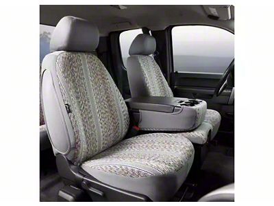 Fia Wrangler Series Front Seat Covers; Gray (17-24 F-350 Super Duty w/ Bench Seat)