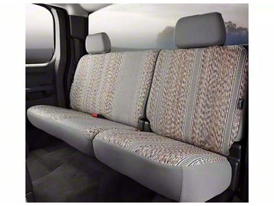 Fia Wrangler Series Rear Seat Cover; Gray (11-16 F-350 Super Duty SuperCab, SuperCrew)