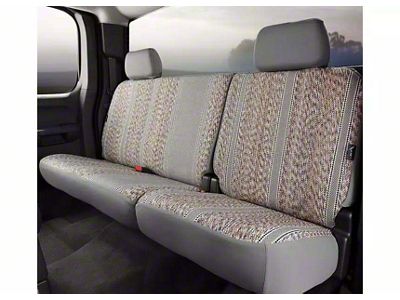 Fia Wrangler Series Rear Seat Cover; Gray (17-24 F-350 Super Duty SuperCrew)