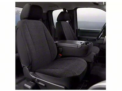 Fia Wrangler Solid Series Front Seat Covers; Black (11-16 F-350 Super Duty w/ Bench Seat)