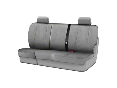 Fia Wrangler Solid Series Rear Seat Cover; Gray (17-22 F-350 Super Duty SuperCab)