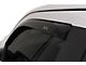 In-Channel Ventvisor Window Deflectors; Front; Dark Smoke (17-22 F-350 Super Duty Regular Cab)