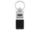 Platinum Duo Leather; Key Fob