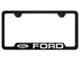 Ford Laser Etched Cut-Out License Plate Frame (Universal; Some Adaptation May Be Required)