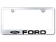 Ford Laser Etched License Plate Frame (Universal; Some Adaptation May Be Required)