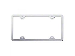 4-Hole Slimline License Plate Frame (Universal; Some Adaptation May Be Required)