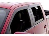 Low Profile Ventvisor Window Deflectors; Front and Rear; Matte Black (11-16 F-350 Super Duty SuperCrew)