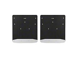 Textured Rubber Mud Guards; Rear; 20-Inch x 23-Inch (11-16 F-350 Super Duty DRW)