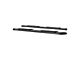 Regal 7-Inch Oval Side Step Bars; Textured Black (17-24 F-350 Super Duty SuperCrew)