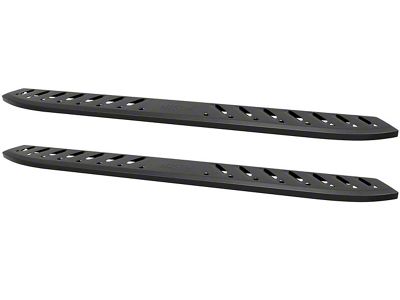 Thrasher Running Boards; Textured Black (17-24 F-350 Super Duty SuperCrew)