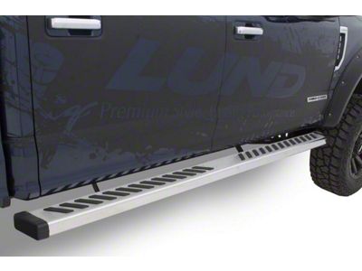 Summit Ridge 2.0 Running Board Mounting Kit; Polished Stainless (17-24 F-350 Super Duty SuperCab)