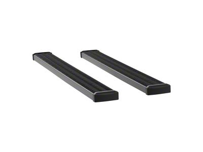 Grip Step 7-Inch Running Boards; Textured Black (17-24 F-350 Super Duty SuperCab)