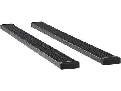 Grip Step 7-Inch Running Boards without Mounting Brackets; Textured Black (11-24 F-350 Super Duty SuperCab, SuperCrew)