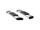 Regal 7-Inch Oval Side Step Bars without Mounting Brackets; Polished Stainless (17-24 F-350 Super Duty Regular Cab)