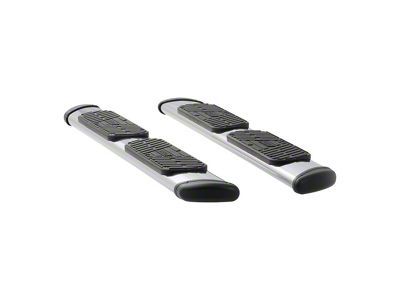 Regal 7-Inch Oval Side Step Bars without Mounting Brackets; Polished Stainless (11-24 F-350 Super Duty SuperCab)