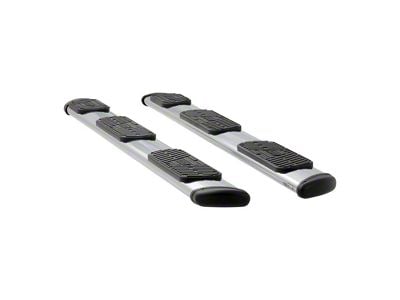 Regal 7-Inch Oval Side Step Bars without Mounting Brackets; Polished Stainless (17-24 F-350 Super Duty SuperCrew w/ 6-3/4-Foot Bed)