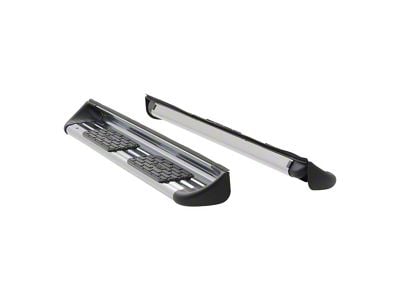 Stainless Side Entry Running Boards; Polished (17-24 F-350 Super Duty SuperCab)