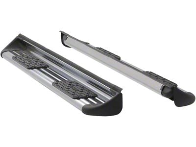 Stainless Side Entry Running Boards; Polished (17-24 F-350 Super Duty SuperCrew)