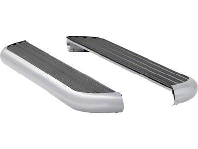 MegaStep 6.50-Inch Running Boards; Polished Stainless (17-24 F-350 Super Duty Regular Cab)