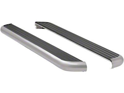 MegaStep 6.50-Inch Wheel-to-Wheel Running Boards; Polished Stainless (17-24 F-350 Super Duty Regular Cab w/ 8-Foot Bed, SuperCab w/ 6-3/4-Foot Bed)