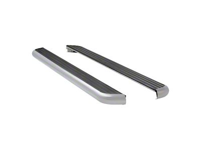 MegaStep 6.50-Inch Running Boards without Mounting Brackets; Polished Stainless (11-16 F-350 Super Duty SuperCrew w/ 6-3/4-Foot Bed; 17-24 F-350 Super Duty SuperCab w/ 8-Foot Bed)