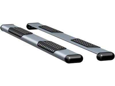 O-Mega II 6-Inch Oval Side Step Bars; Silver (17-24 F-350 Super Duty SuperCab)