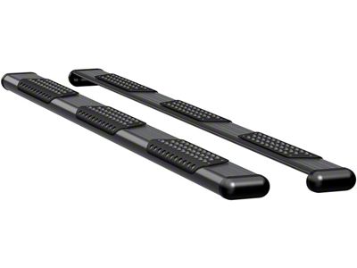 O-Mega II 6-Inch Wheel-to-Wheel Oval Side Step Bars; Textured Black (11-16 F-350 Super Duty SuperCab w/ 6-3/4-Foot Bed)